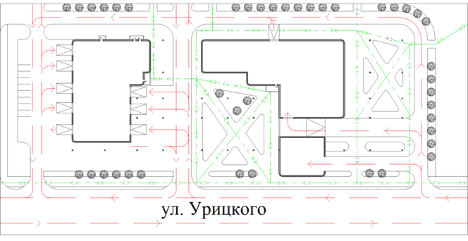 Генеральный план парковки