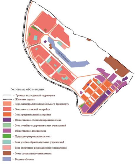 Правовое зонирование территории города