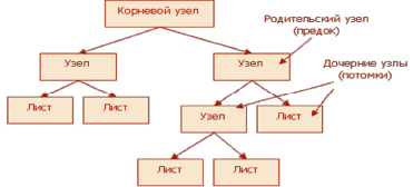 Информационную модель родословной часто представляют в виде таблицы дерева сети плана