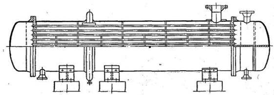 Какой тип теплообменного аппарата приведен на рисунке